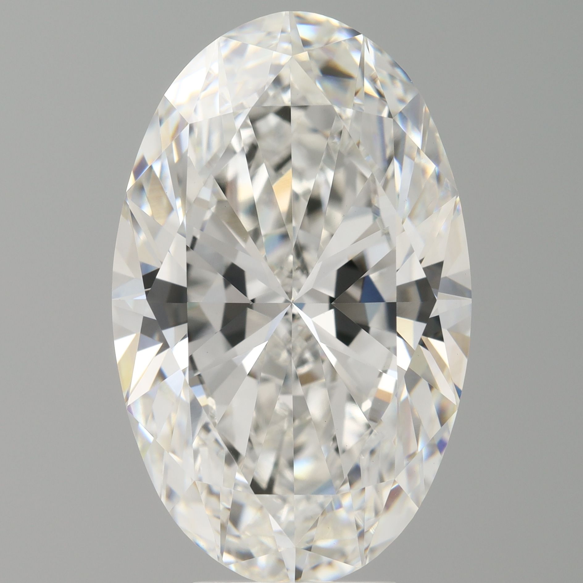 7.08 ct. oval Lab Grown Diamond front image