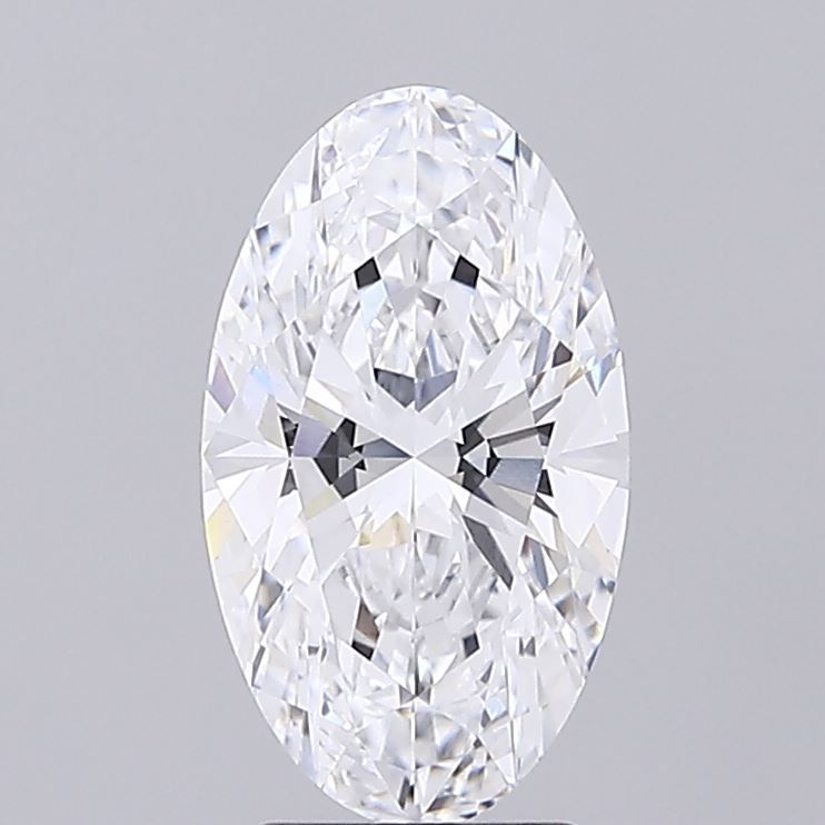 2.92 ct. oval Lab Grown Diamond front image