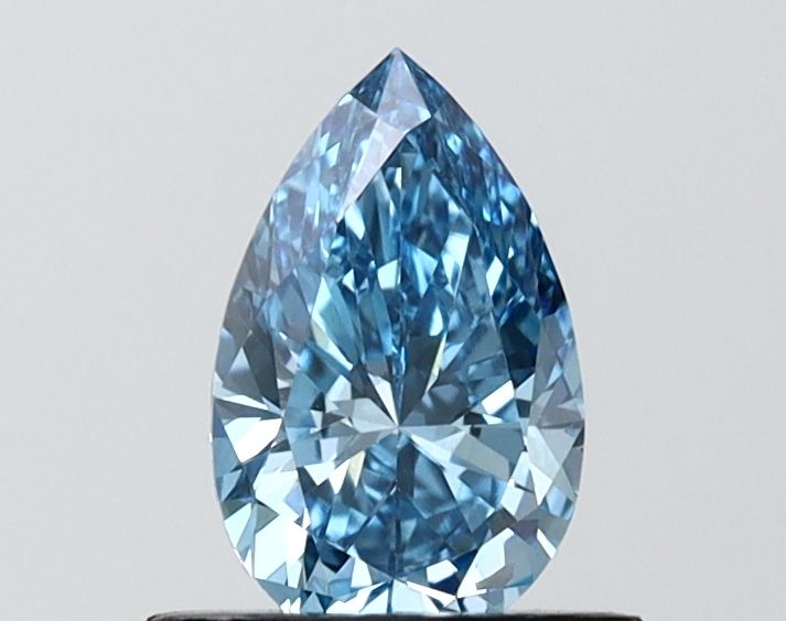 0.76 CT Fancy Vivid Blue PEAR