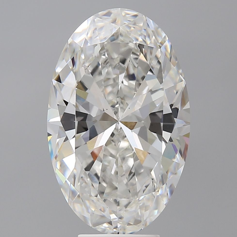 7.02 ct. oval Lab Grown Diamond front image