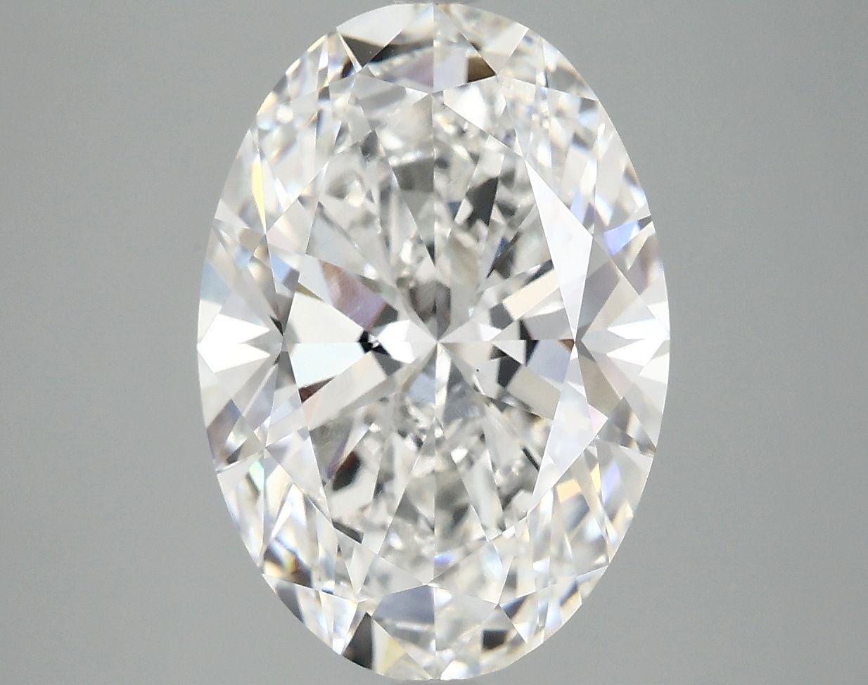 5.04 ct. oval Lab Grown Diamond front image
