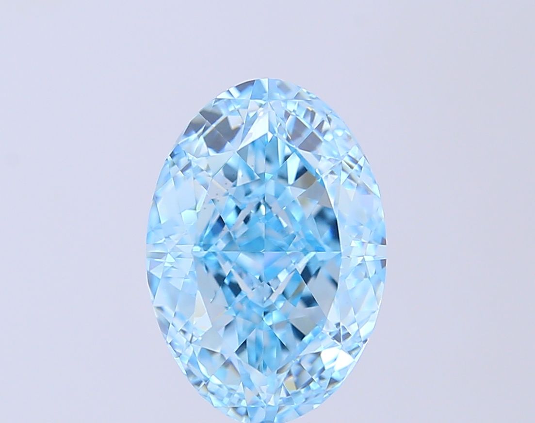 5.07 ct. oval Lab Grown Diamond front image