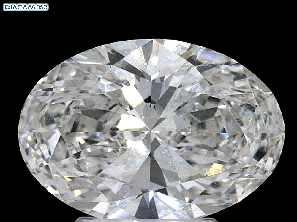 3.04 ct. oval Lab Grown Diamond front image