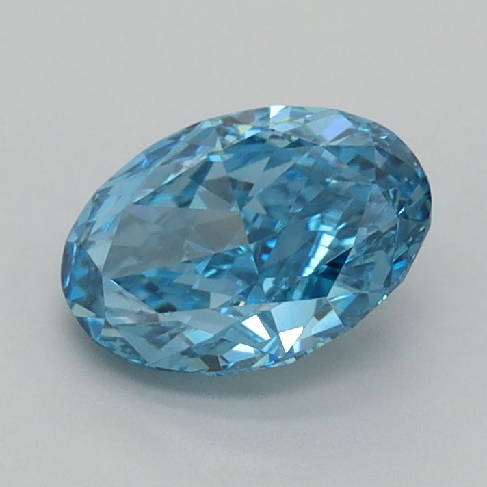 1.05 CT Fancy Vivid Blue OVAL