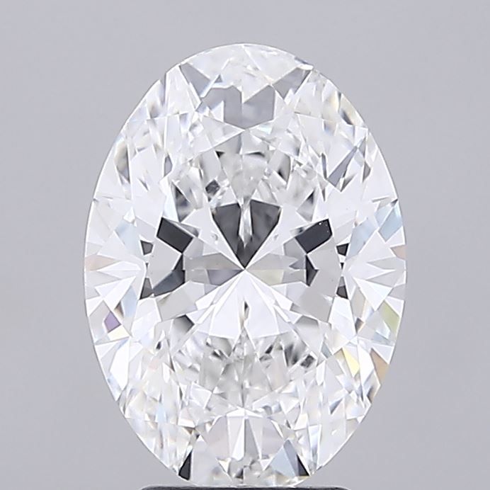 3.78 ct. oval Lab Grown Diamond front image