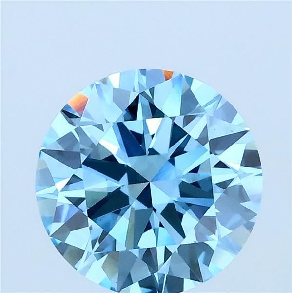 1.5 CT Fancy Vivid Blue ROUND