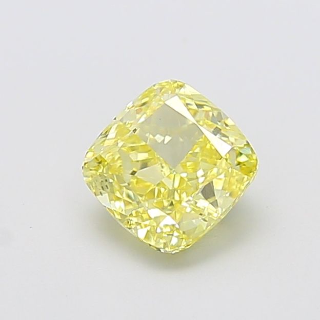 1.43 CT Fancy Intense Yellow CUSHION MODIFIED