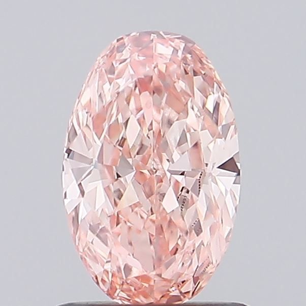 0.65 CT Fancy Intense Pink OVAL
