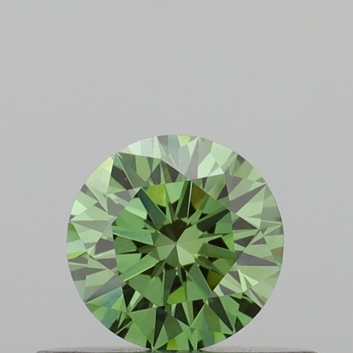 0.35 CT Fancy Vivid Green ROUND
