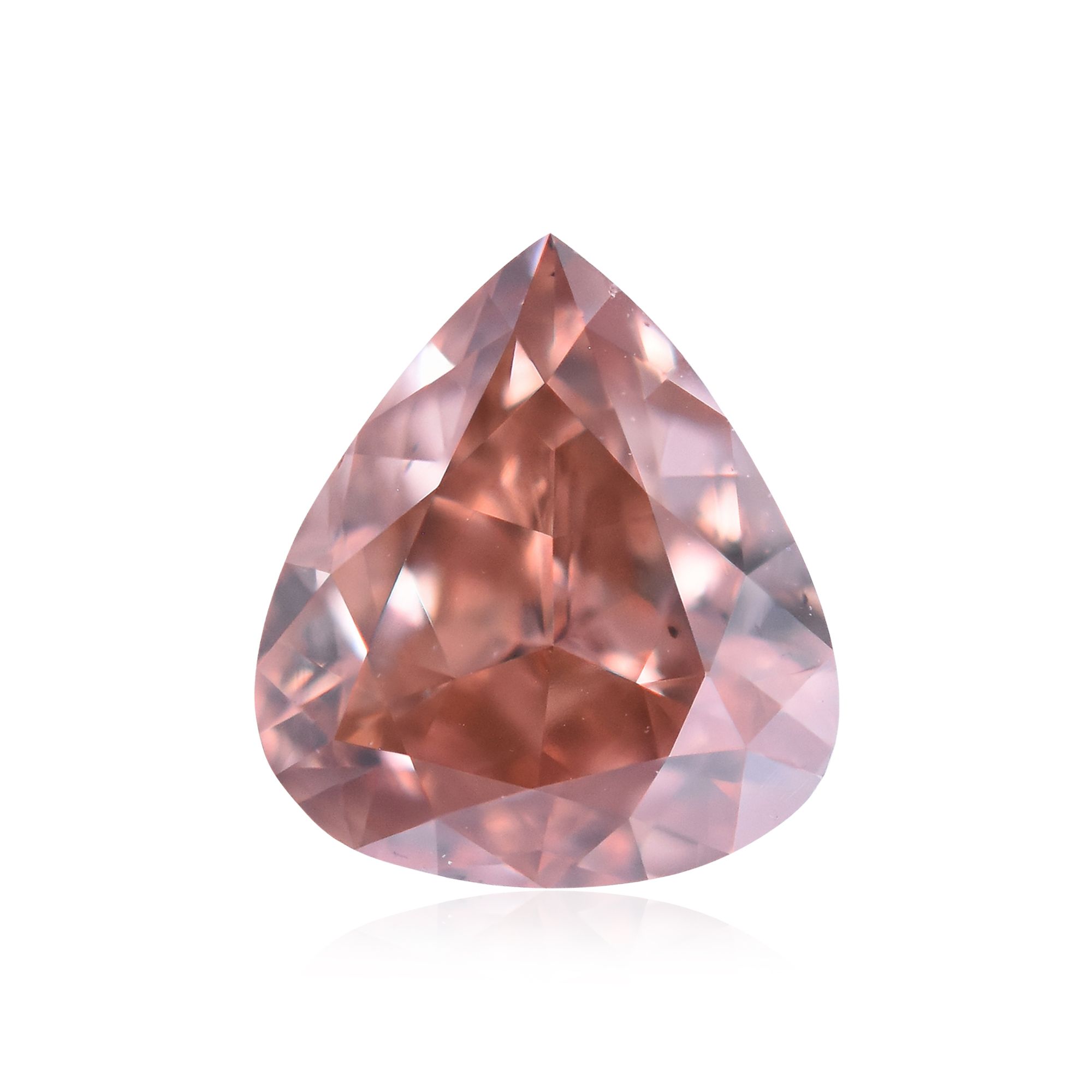 Diament 0.43 ct Fancy Deep Orangey Pink/VS2