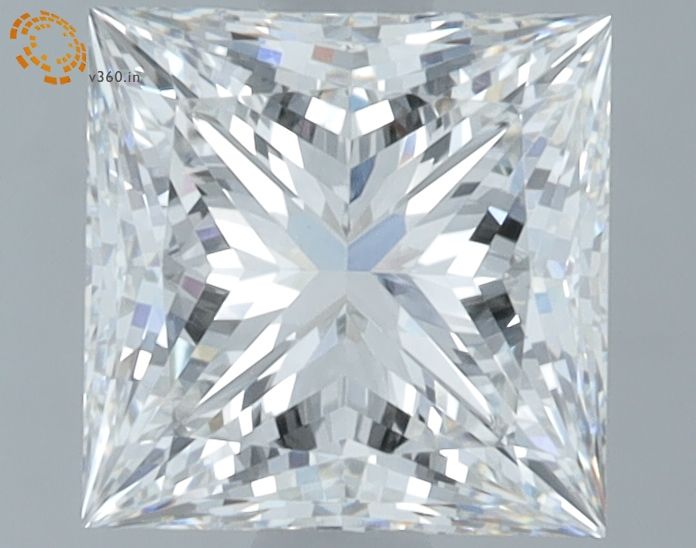 1.59 ct. princess Lab Grown Diamond front image
