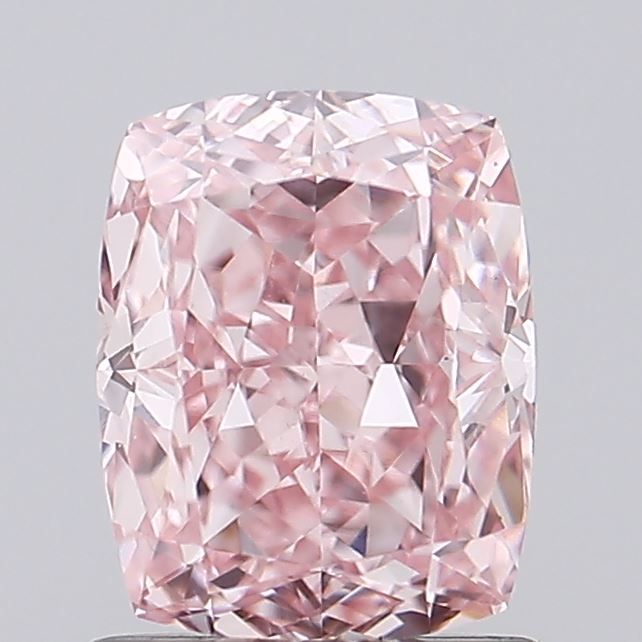 1.48 CT Fancy Vivid Pink CUSHION MODIFIED