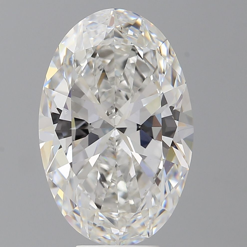 7.57 ct. oval Lab Grown Diamond front image