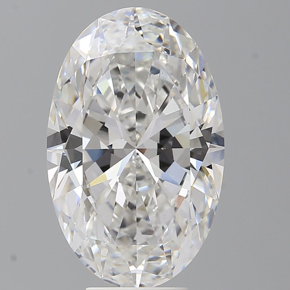 6.60 ct. oval Lab Grown Diamond front image