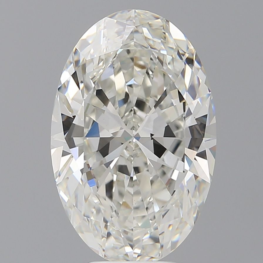 6.05 ct. oval Lab Grown Diamond front image