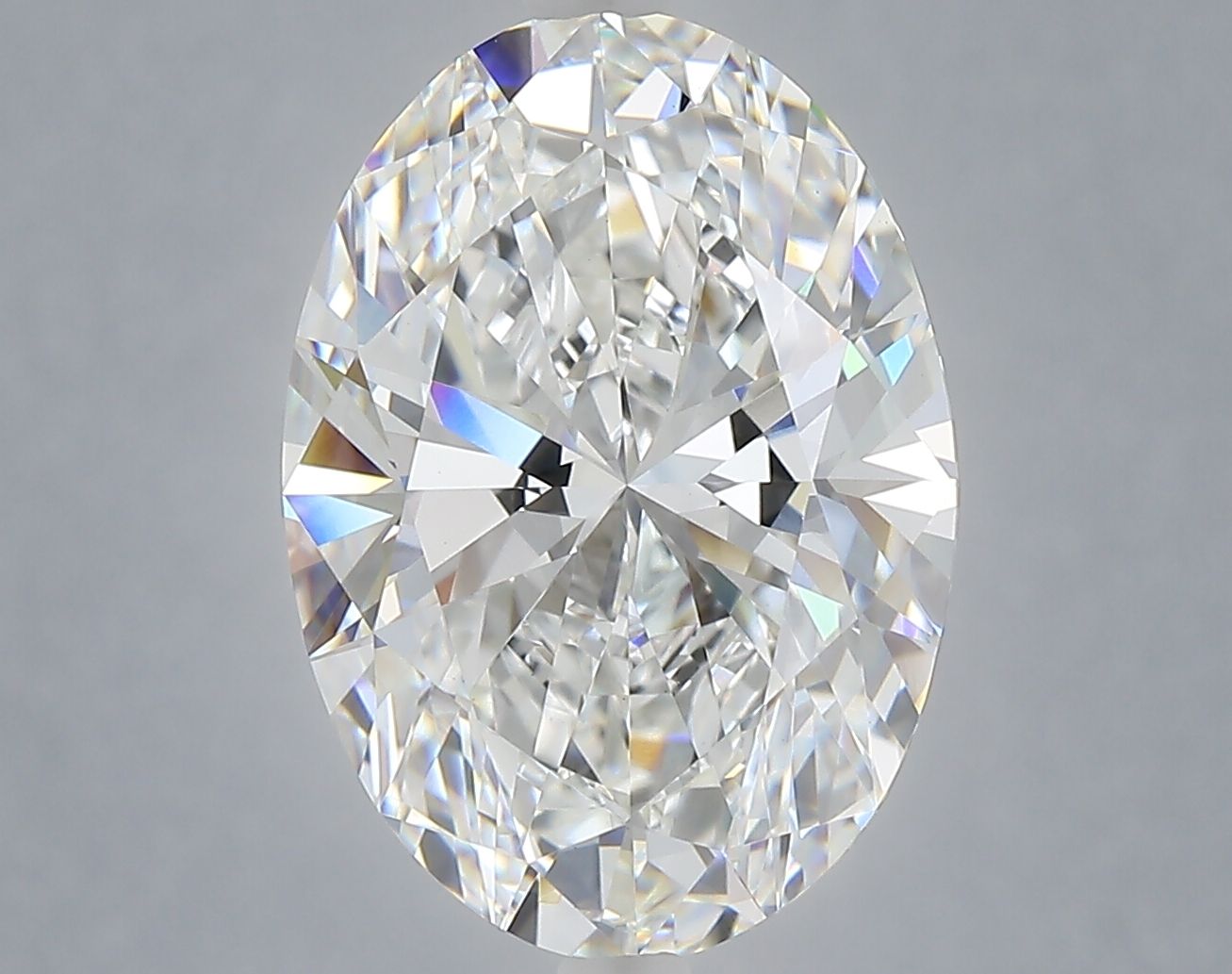 6.05 ct. oval Lab Grown Diamond front image