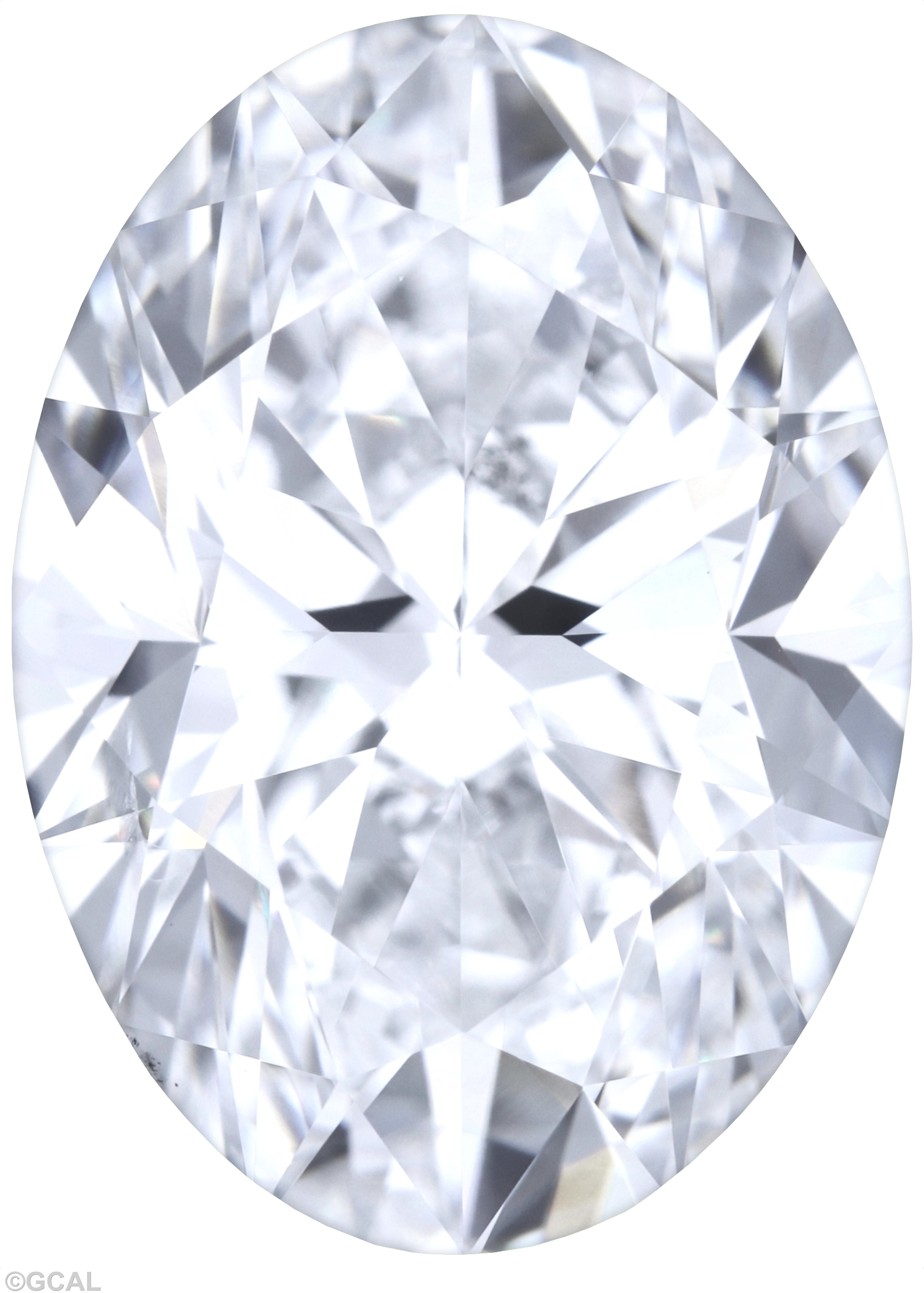 3.03 ct lab-grown Oval Diamond