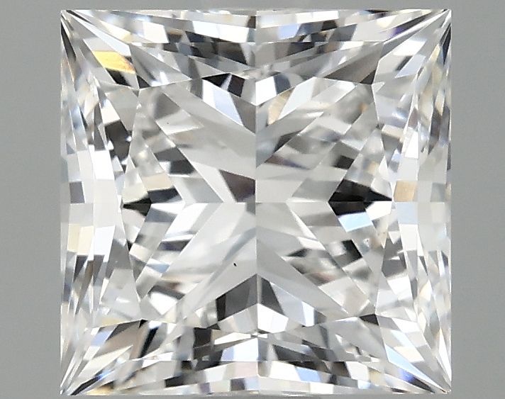 2.10 ct. princess Lab Grown Diamond front image