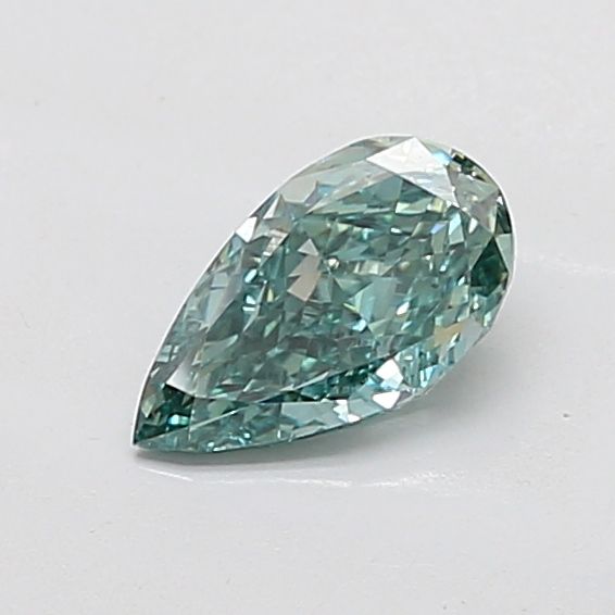 1.06 CT Fancy Vivid Green PEAR