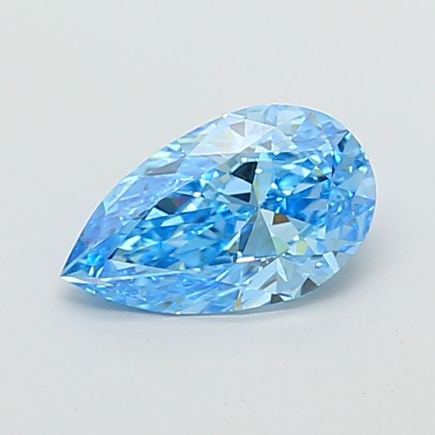 1.57 CT Fancy Vivid Blue PEAR