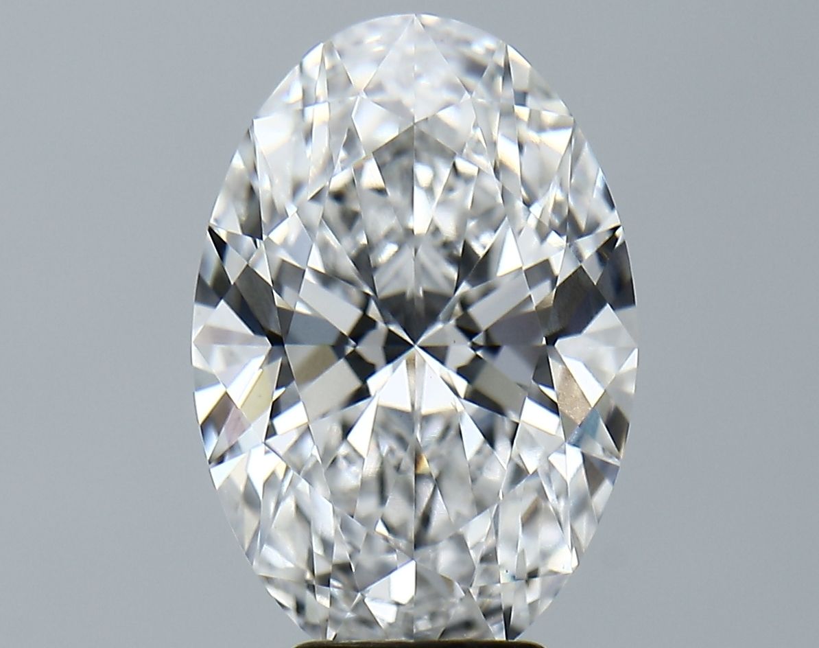 5.27 ct. oval Lab Grown Diamond front image