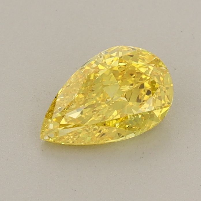 0.55 CT Fancy Vivid Yellow PEAR