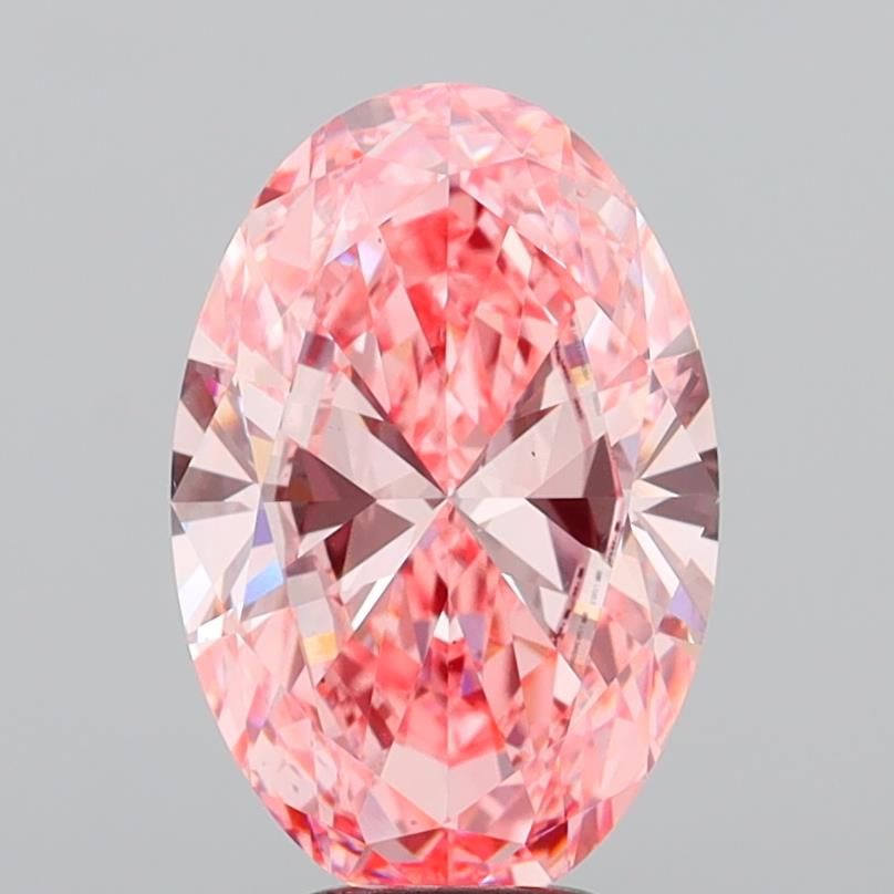 5.50 ct. oval Lab Grown Diamond front image