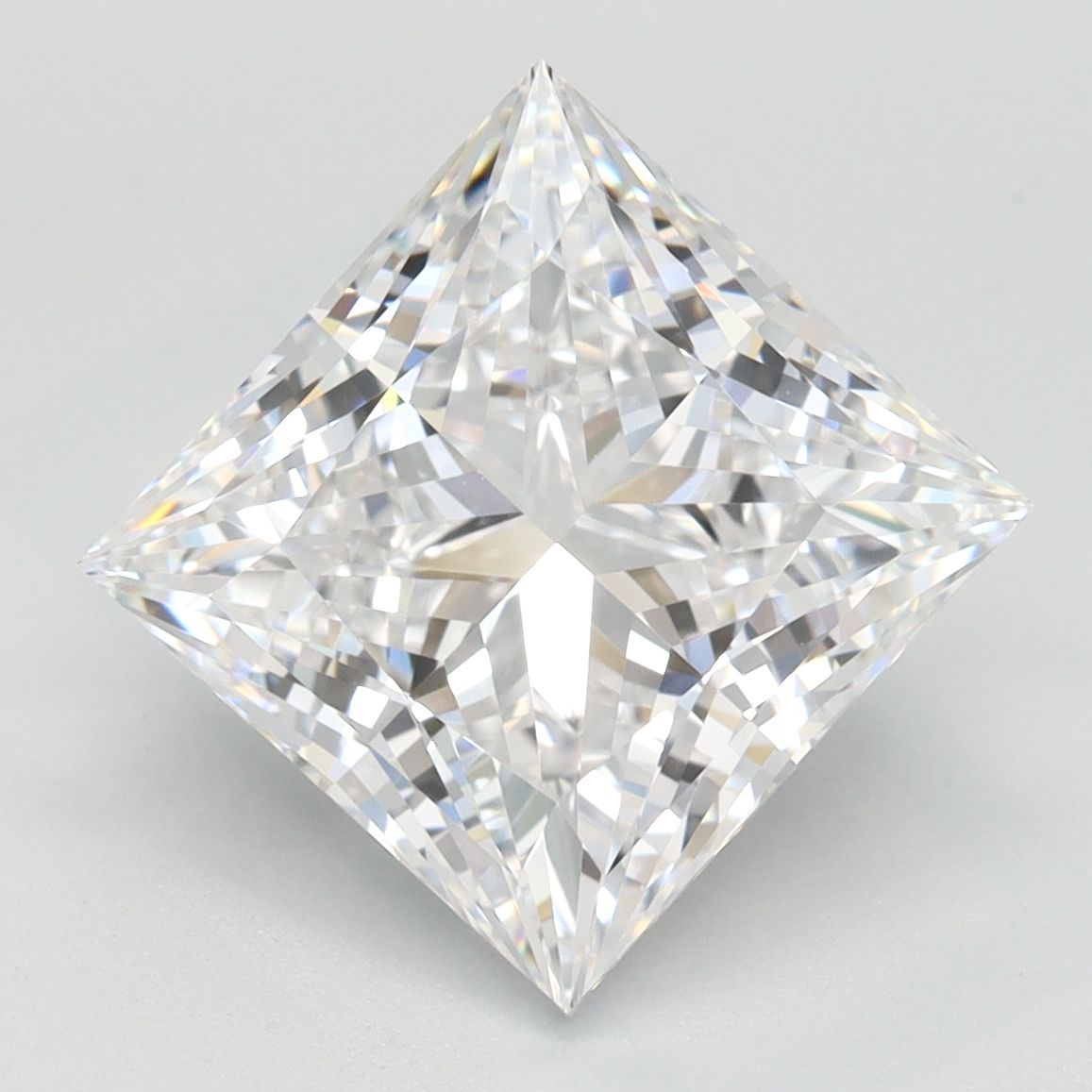 3.87 ct. princess Lab Grown Diamond front image