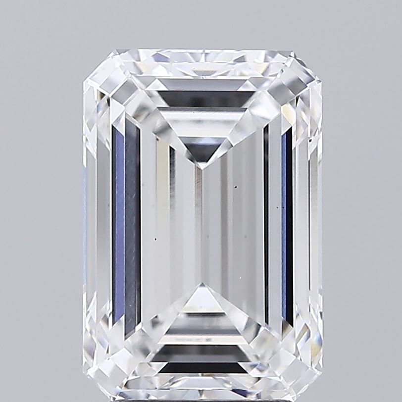 3.84 ct. emerald Lab Grown Diamond front image