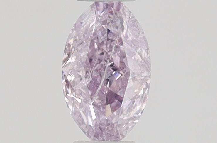 Diament 0.24 ct Fancy Intense Pinkish Purple/I2