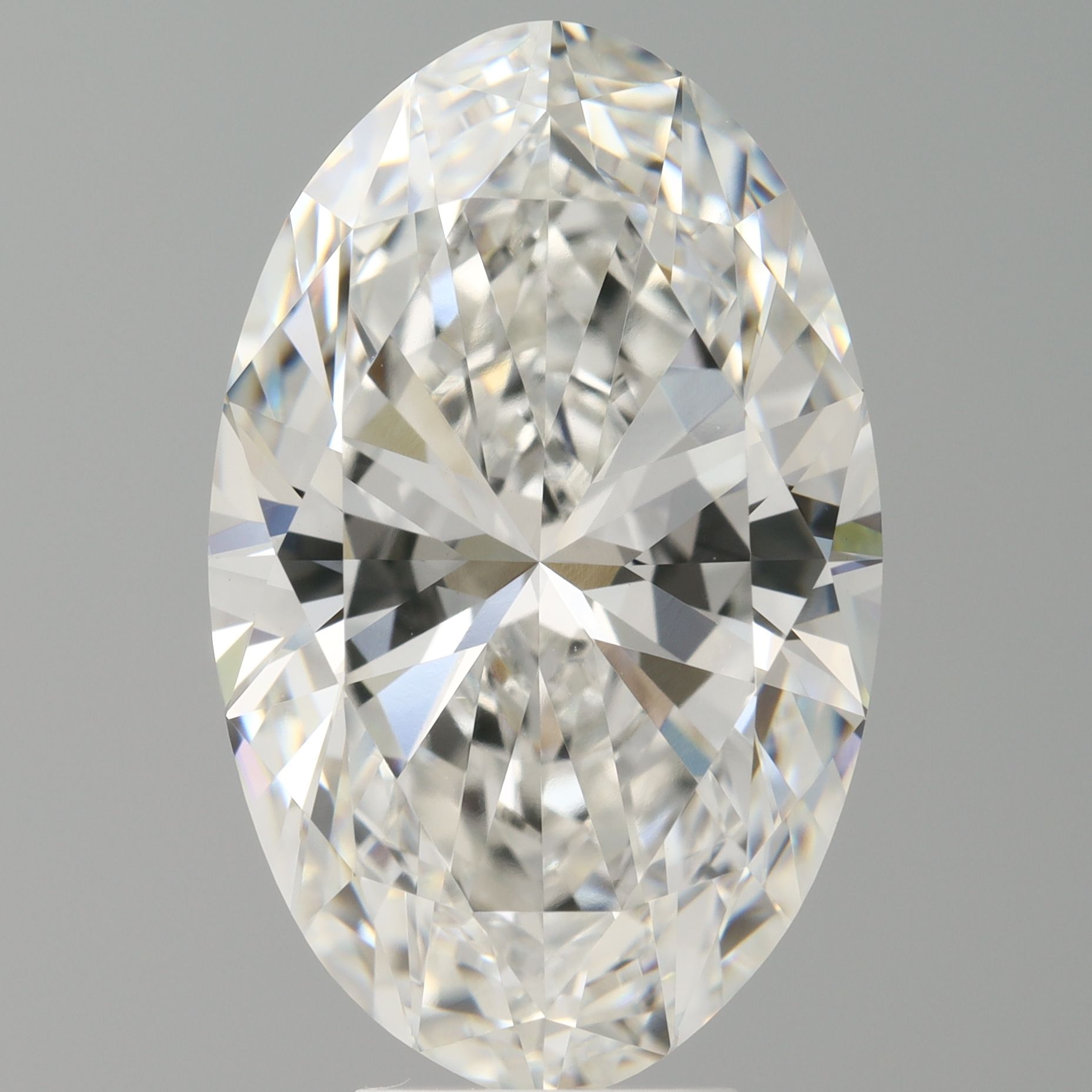 7.03 ct. oval Lab Grown Diamond front image