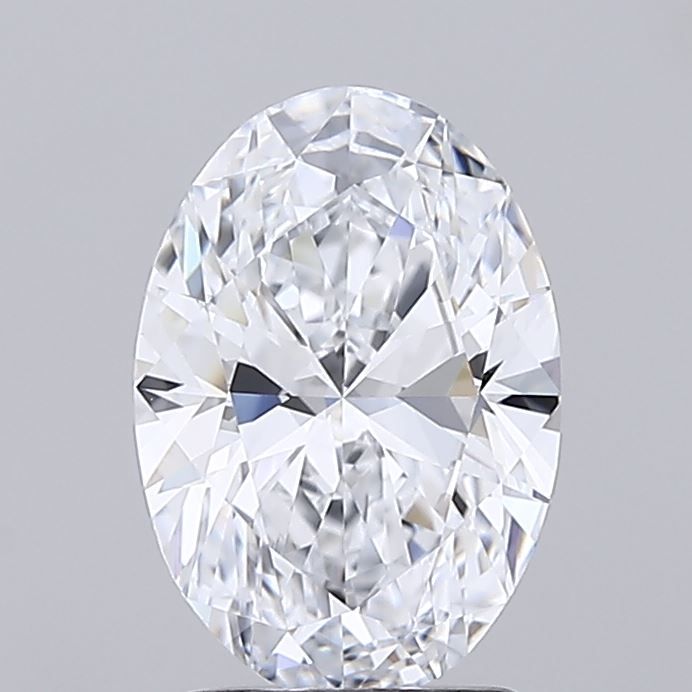 2.06 ct. oval Lab Grown Diamond front image