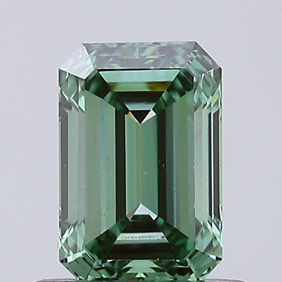 0.67 CT Fancy Vivid Green EMERALD
