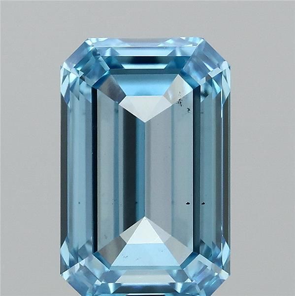1.51 CT Fancy Vivid Blue EMERALD