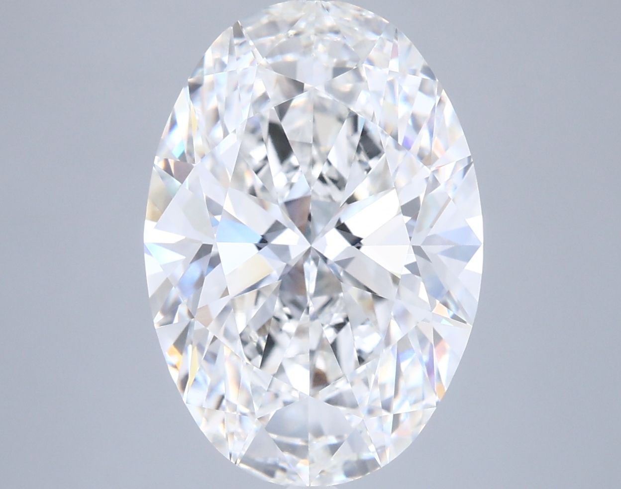 6.06 ct. oval Lab Grown Diamond front image