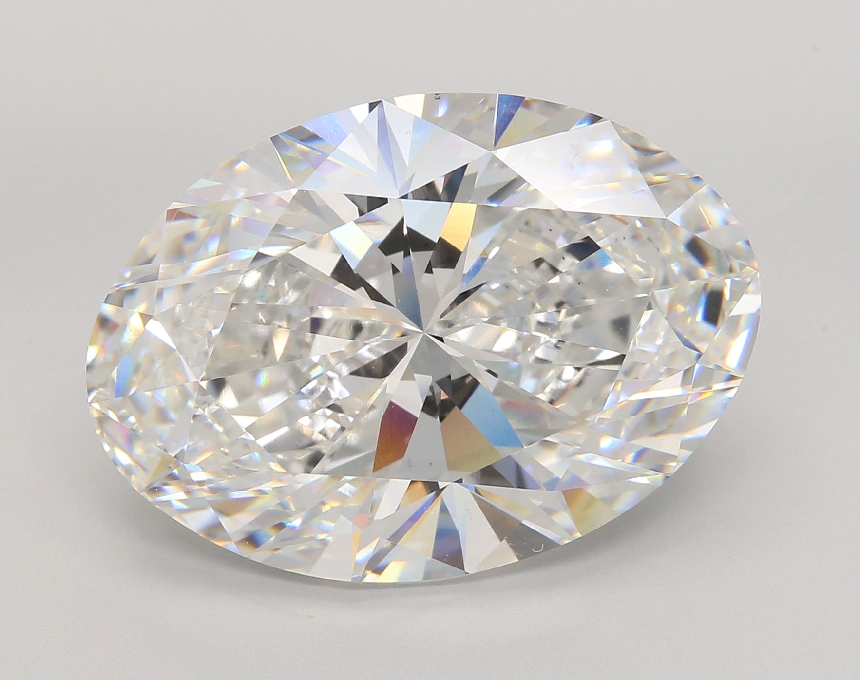21.02 ct. oval Lab Grown Diamond front image