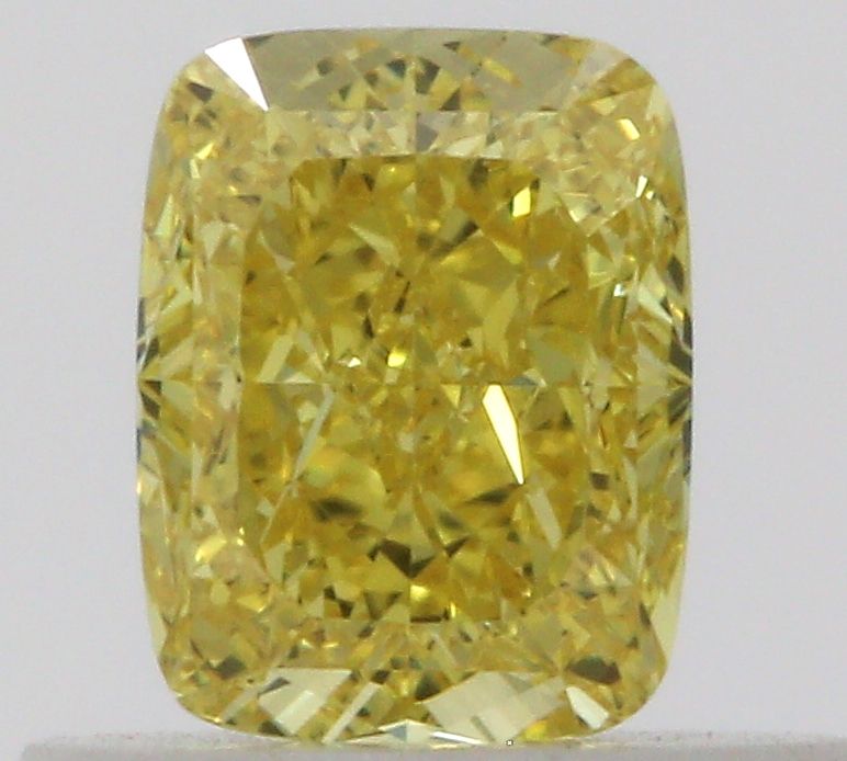 Diament 0.53 ct Fancy Vivid Yellow/VS2