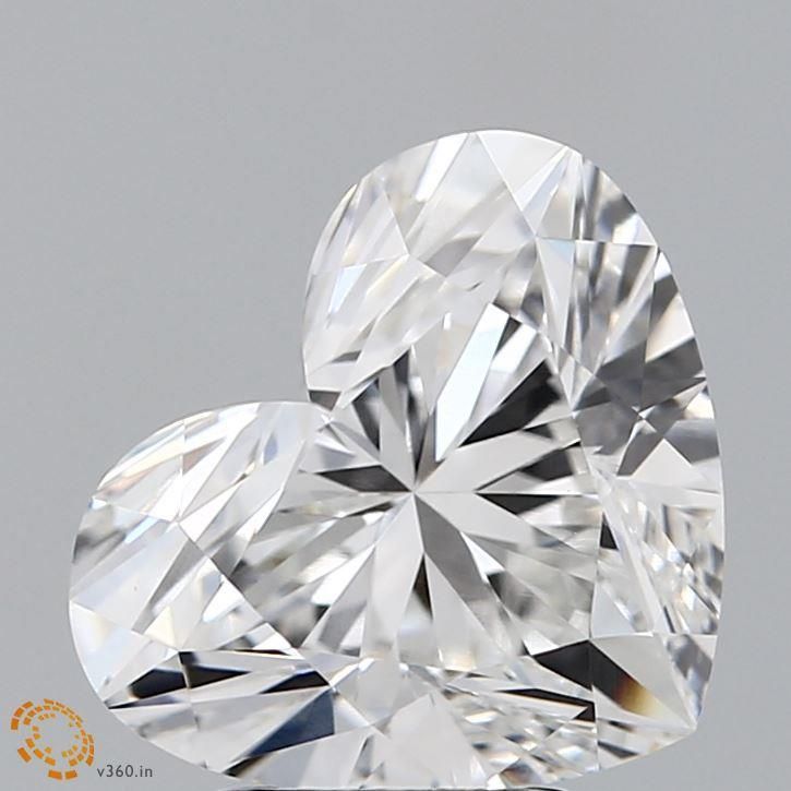 3.64 ct. heart Lab Grown Diamond front image