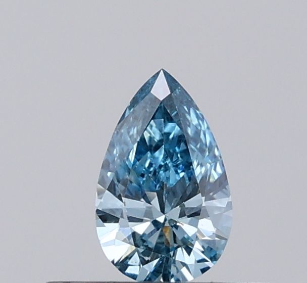 0.24 CT Fancy Vivid Blue PEAR