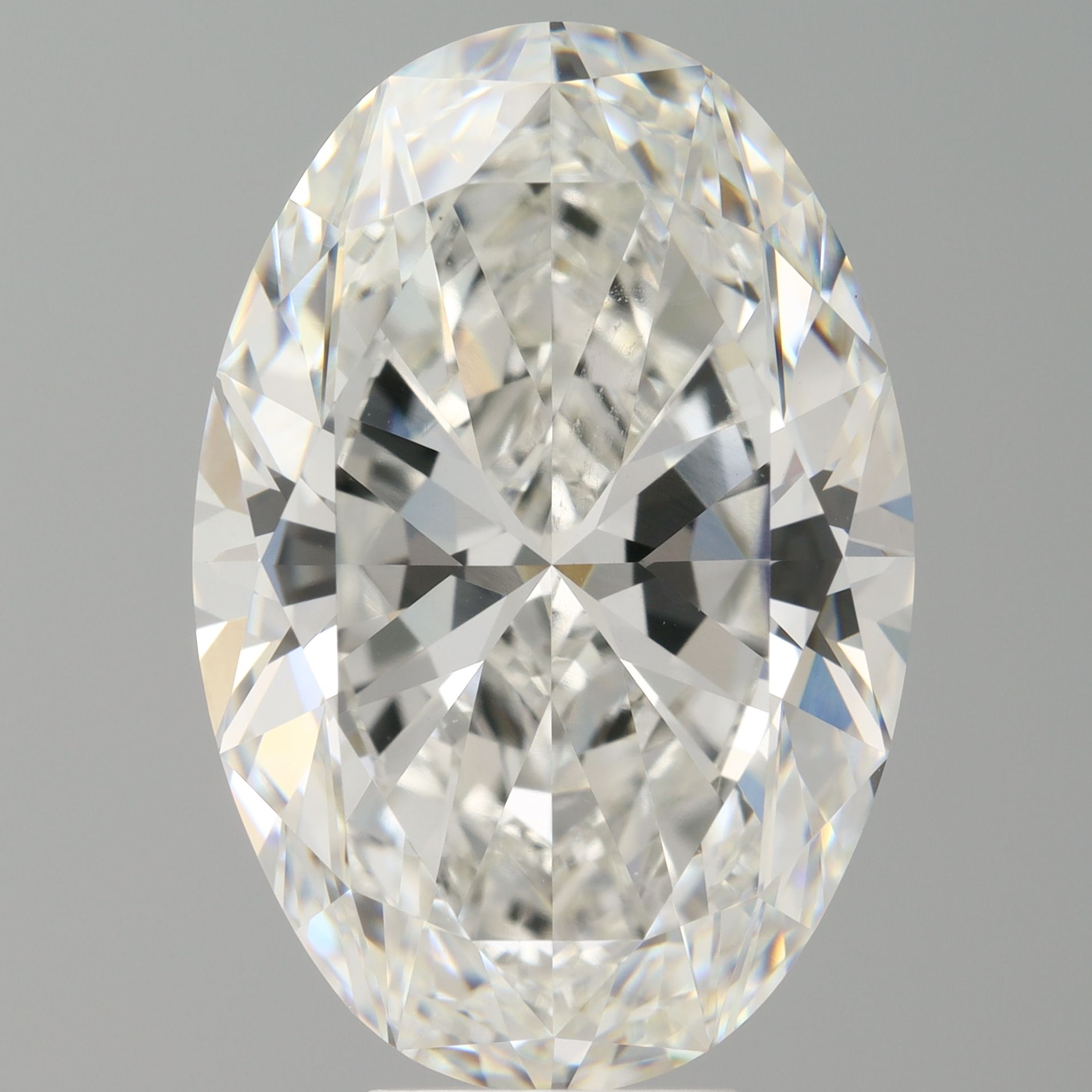 9.10 ct. oval Lab Grown Diamond front image