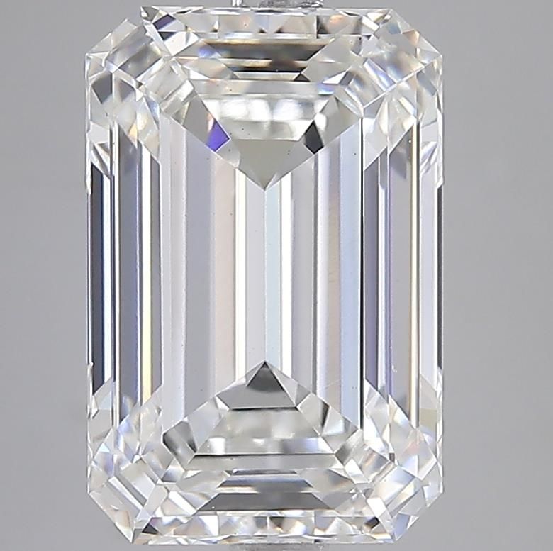 6.60 ct. emerald Lab Grown Diamond front image