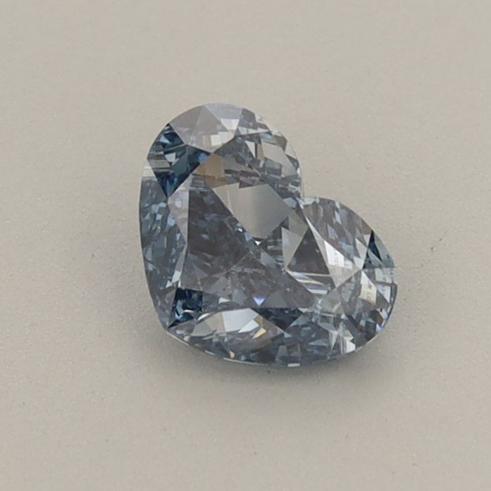 0.5 CT Fancy Vivid Blue HEART