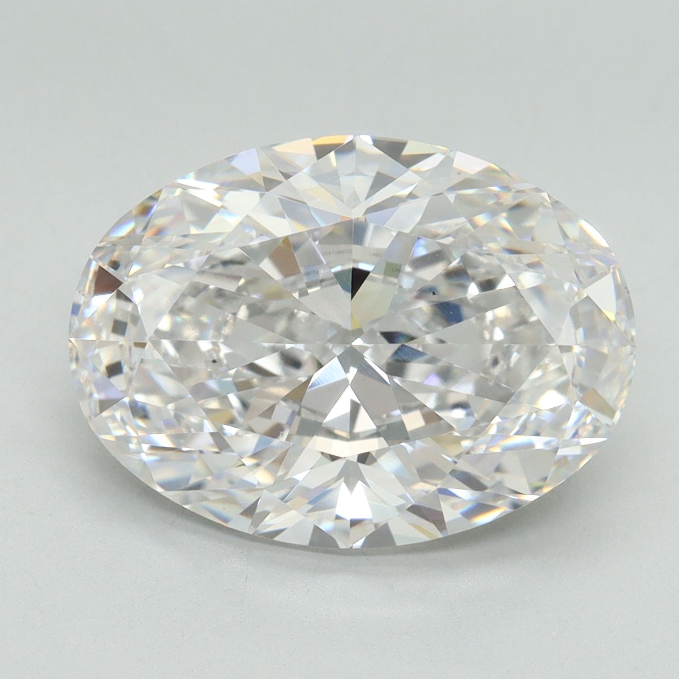 7.01 ct. oval Lab Grown Diamond front image