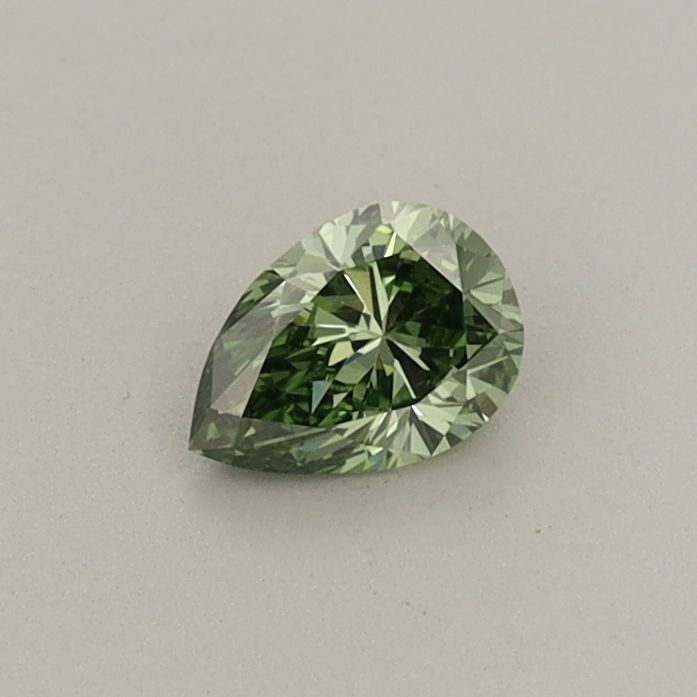 0.25 CT Fancy Vivid Green PEAR