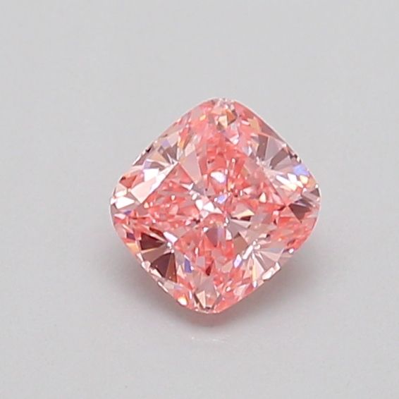 0.43 CT Fancy Vivid Pink CUSHION MODIFIED