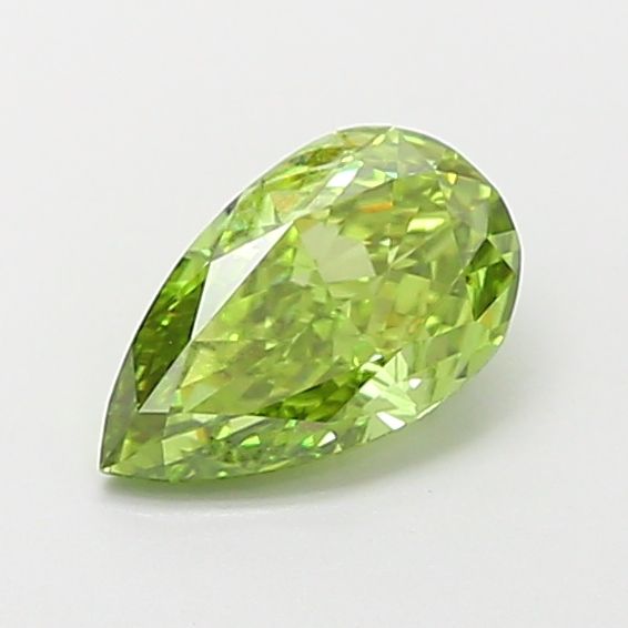 1.09 CT Fancy Vivid Green PEAR
