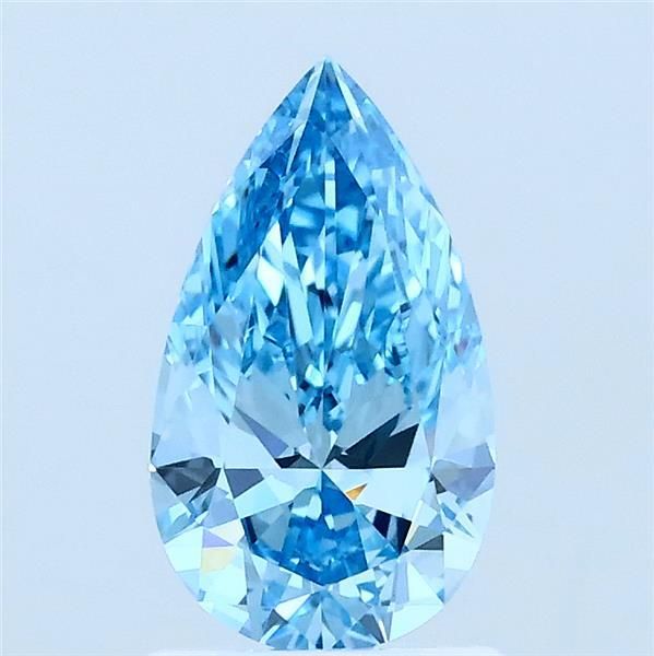 1.02 CT Fancy Vivid Blue PEAR