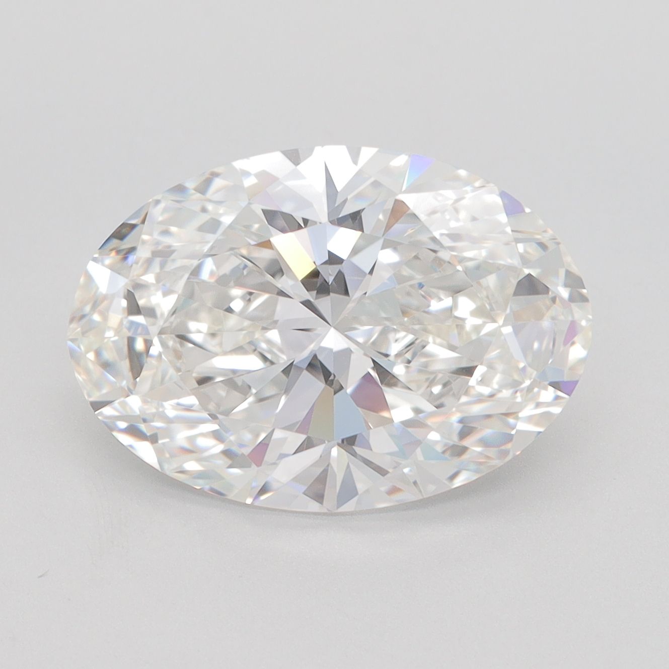5.28 ct. oval Lab Grown Diamond front image