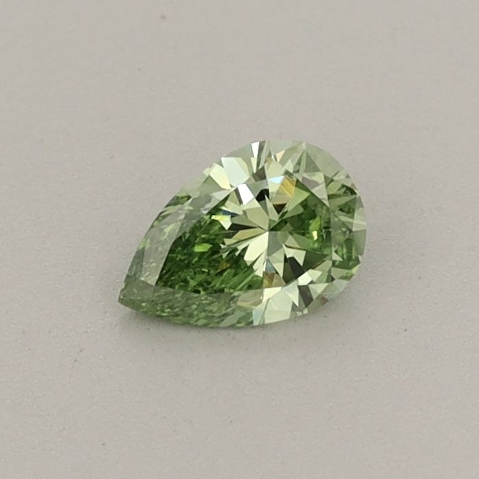 0.24 CT Fancy Vivid Green PEAR