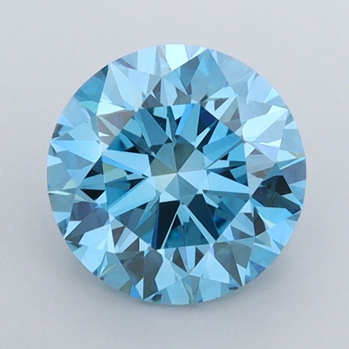 1.5 CT Fancy Vivid Blue ROUND